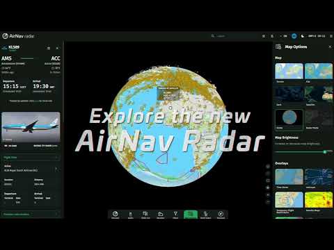 Meet the New AirNav Radar | Faster Maps, 3D Globe & Smoother Flight Tracking