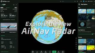 Meet the New AirNav Radar | Faster Maps, 3D Globe & Smoother Flight Tracking