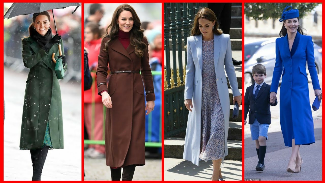 Kate Middleton Royal Blue Velvet Coat Dress Occasion Coat