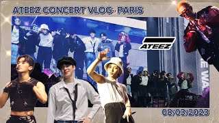 ATEEZ Last Europe Concert Vlog - Paris 2023 | ATINY VLOG 20230308