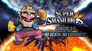 SSB WiiU Classic 9.0 No Lives Lost, No Equipment w/ Wario