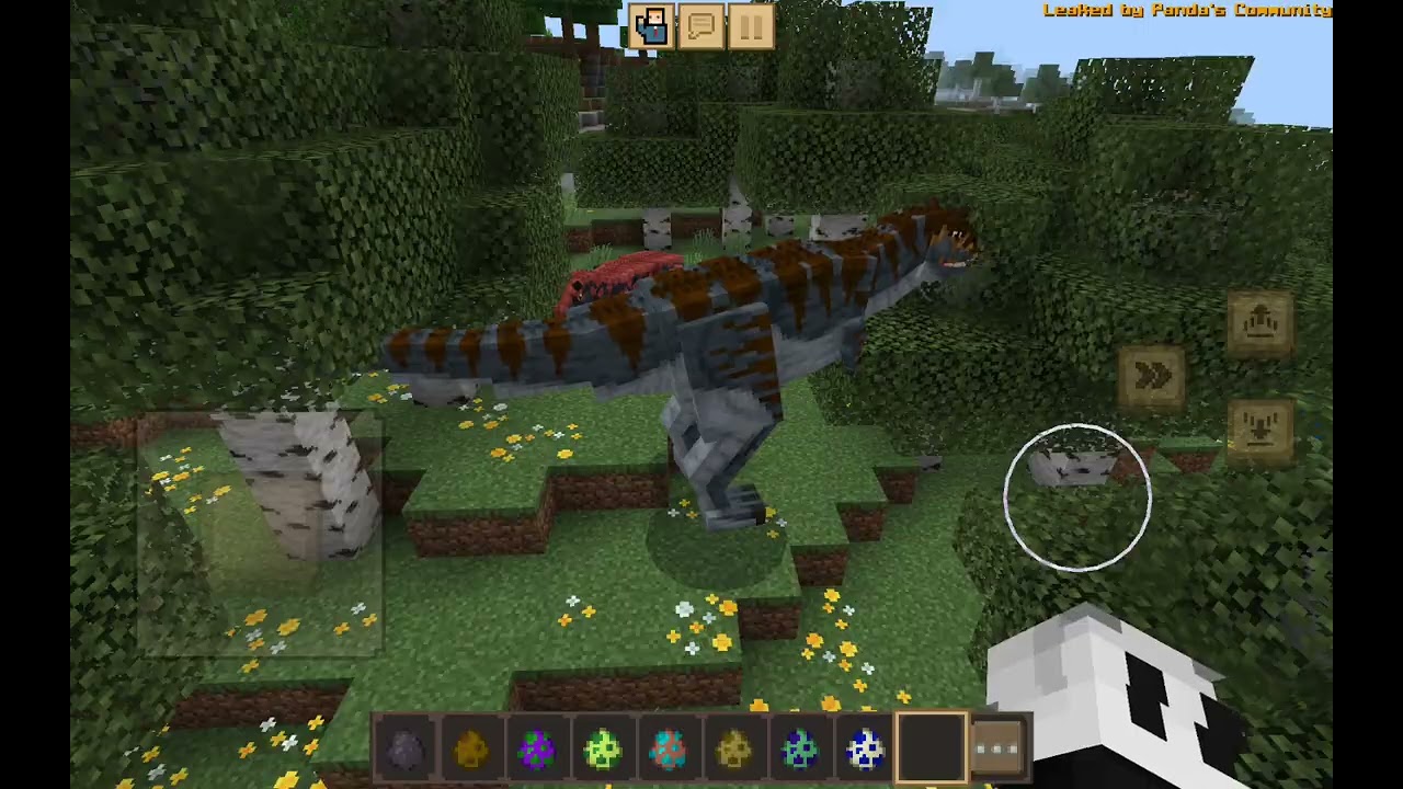 Doing random fights between dinosaur add ons