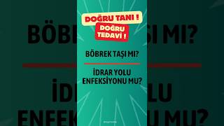 böbrek taşı mı? idrar yolu enfeksiyonu mu?