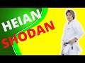 Heian shodan lent  dynamique  shotokan karate kata by jessica  sabrina buil