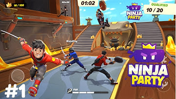 Ninja Party Gameplay Walkthrough Part 1 (iOS, Android)