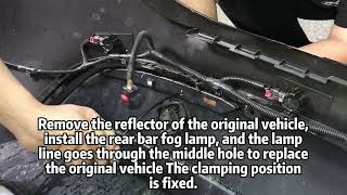 How to install  Rear Bumper Reflector Tail Light on Tesla M3Y