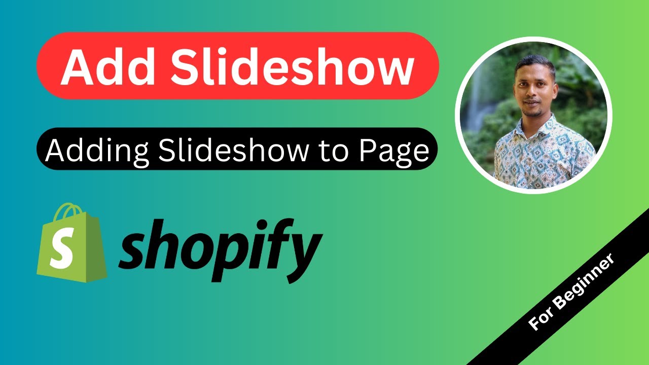 Add Slideshow To A Page ✅ Adding Slideshow To Template Page 🚩 Shopify Theme Development