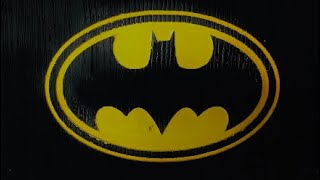 Batman Superhero sign made using a Shapeoko xxl CNC machine