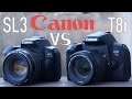 Canon Sl3 vs T8i Hands On Comparison