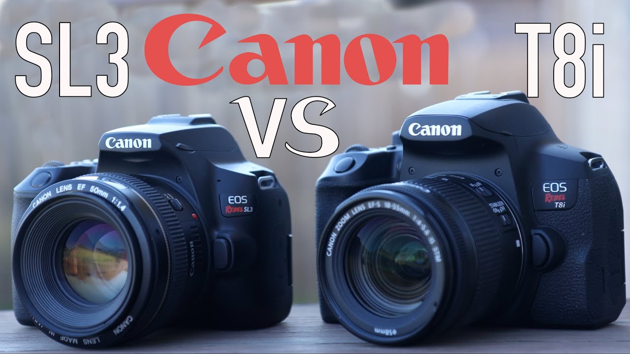 Canon Sl3 vs T8i Hands On Comparison YouTube