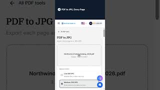 PDF to JPG at 300 DPI — Every Page, Free #shorts