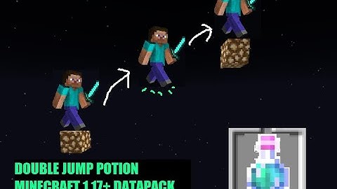 Double Jump Potion Minecraft Datapack 1.17+