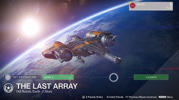 Destiny - The Last Array - Level 5 Mission - Gameplay Footage - PlayStation 4 PS4 - 1080p HD