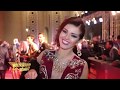 شاهد لي لي قاسم تخطف الانظار بفستان أحمر على الريد كاربت في مهرجان وشوشة 2019