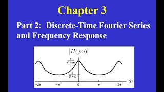Chapter 03 Part 2:   Discrete-Time Fourier Series and Frequency Response