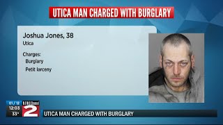 Utica police arrest burglary suspect