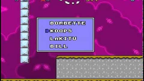 Paper Mario style partners in SMW