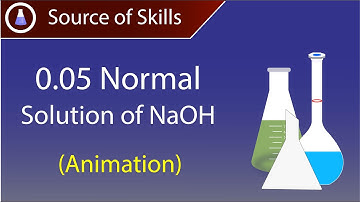 how to prepare 0.05 normal of NaOH solution | preparation of 0.05 N sodium hydroxide