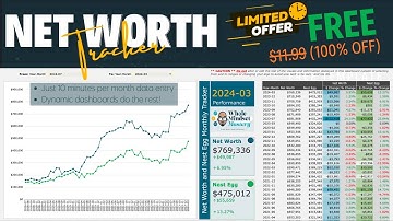 Boost Your Financial Future with a Dynamic Net Worth Tracker!