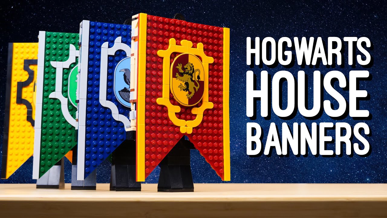 House Banners Early Review! LEGO Harry Potter 2023 