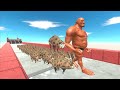 Run Away from Army 100 Pig Monster - Animal Revolt Battle Simulator