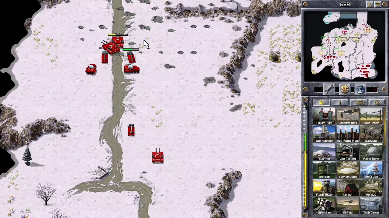 Command & Conquer Red Alert Remastered on Steam - Testing Out a Quick Game