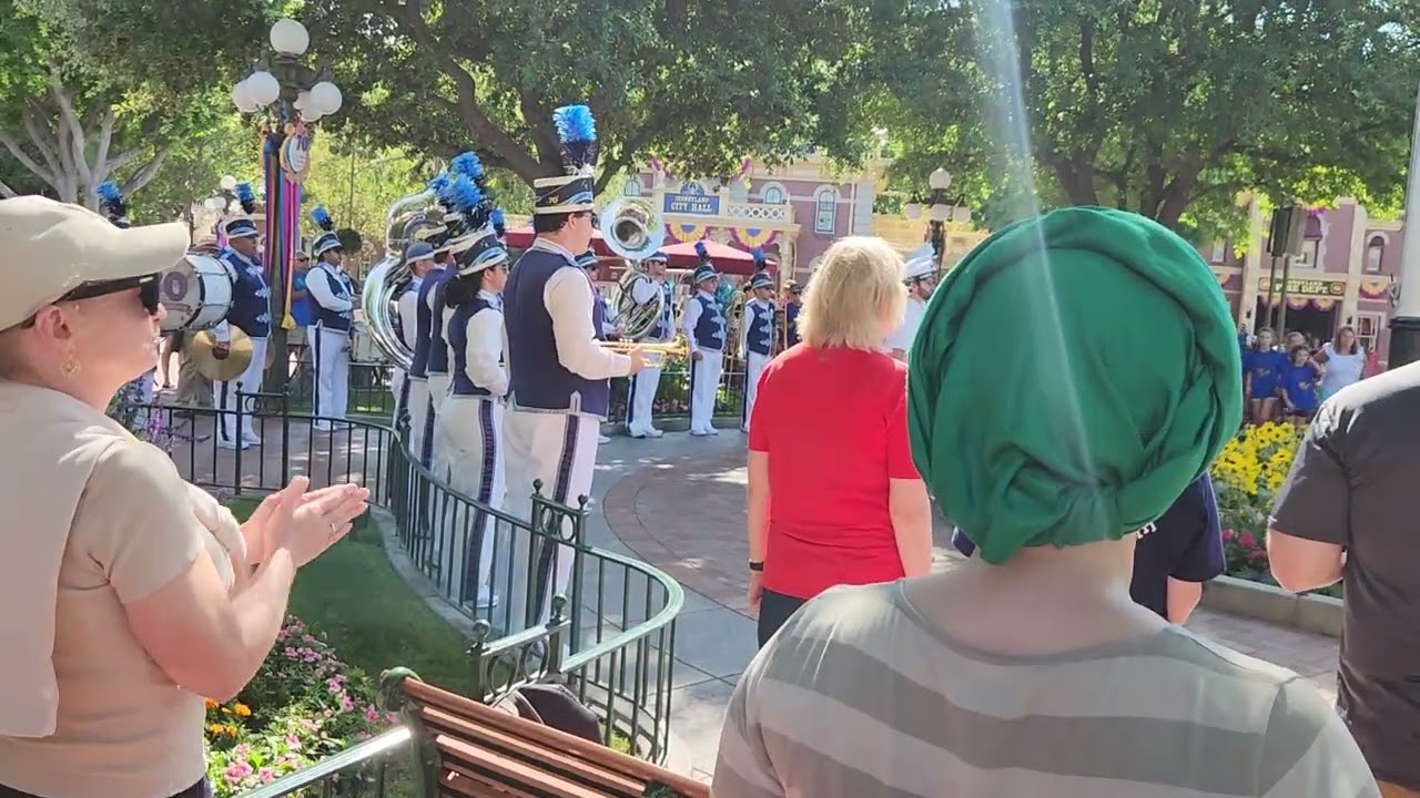 Disneyland flag retreat 6/26/25