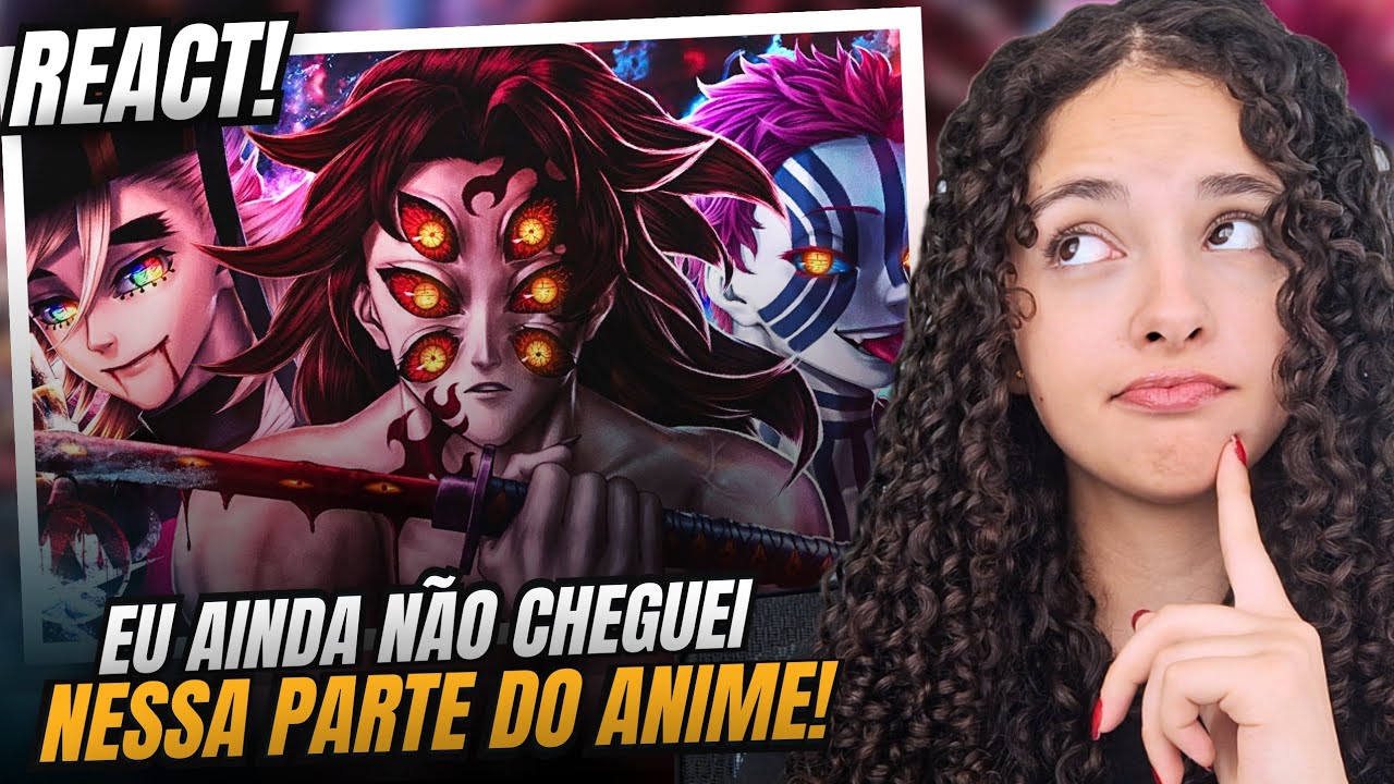 REACT♪ Akaza, Douma e Kokushibo | Eclipse Carmesim | AniRap