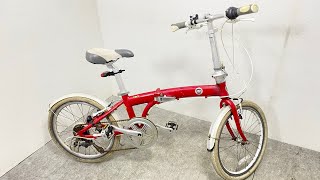 FIAT折りたたみ自転車 ○ FIAT フィアット 折りたたみ自転車 20インチ レッド 赤 自転車