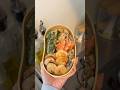 【天丼弁当🍤】お昼でもサクサク天ぷらできました🤤#料理 #お弁当 #shorts