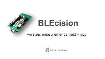 BLEcison wireless measurement shield + app