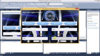 Millionaire Project_Who wants to be a Millionaire Application Part 3 using Visual Studio 2010 screenshot 1