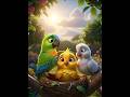 Chiku the Bird, the Parrot, and the Pigeon 🐥🦜🕊️