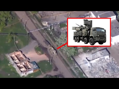 Pantsir S-1 Breaks Down And Gets Destroyed By Ukrainian Artillery