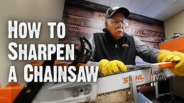 How to Sharpen a Chainsaw Chain the Right Way