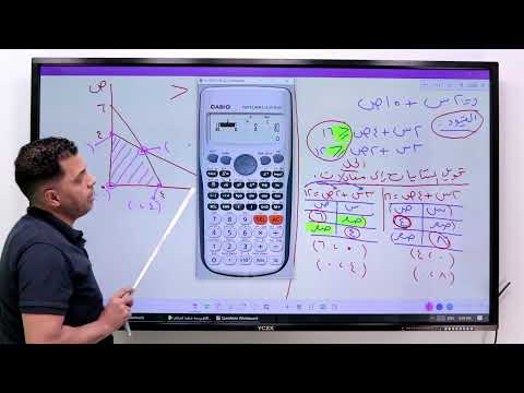 مادة رياضيات الاعمال شرح البرمجه الخطيه انتساب فقط مع دكتور شمس الروبي
