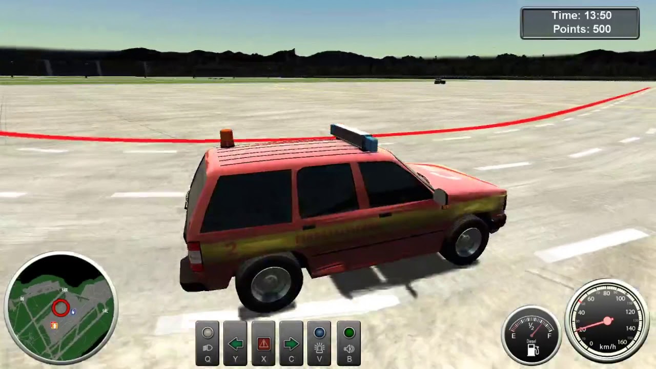 Airport Firefighter simulator (2012) - Fence inspection #2