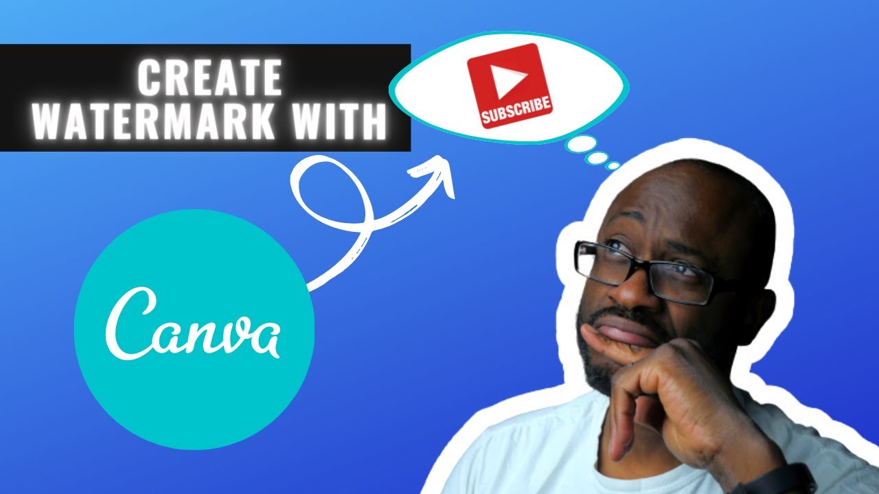 How To Create a Watermark Subscribe Button In Canva - YouTube