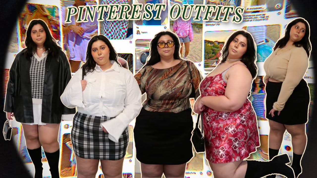 recreating pinterest outfits *on a plus size body*