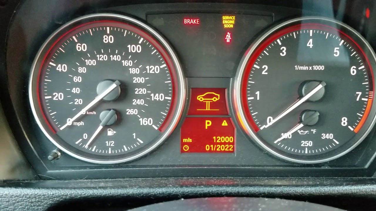 2011-2015 BMW and oil indicator - YouTube