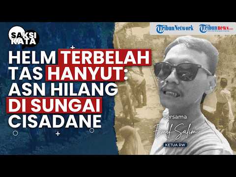 Bogor City Government Official Missing in Cisadane River, Helmet Split and Bag Washed Away