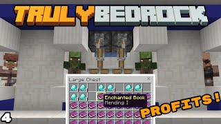 Profits, Shenanigans And Villager Trading Hall! - Truly Bedrock Season 4 Minecraft SMP Episode 4