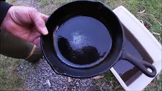 Cast Iron Cleaning and Seasoning