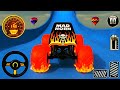 Monster Truck Mega Ramp Stunts Racing - Mega Ramp Monster Truck Racing - Android GamePlay