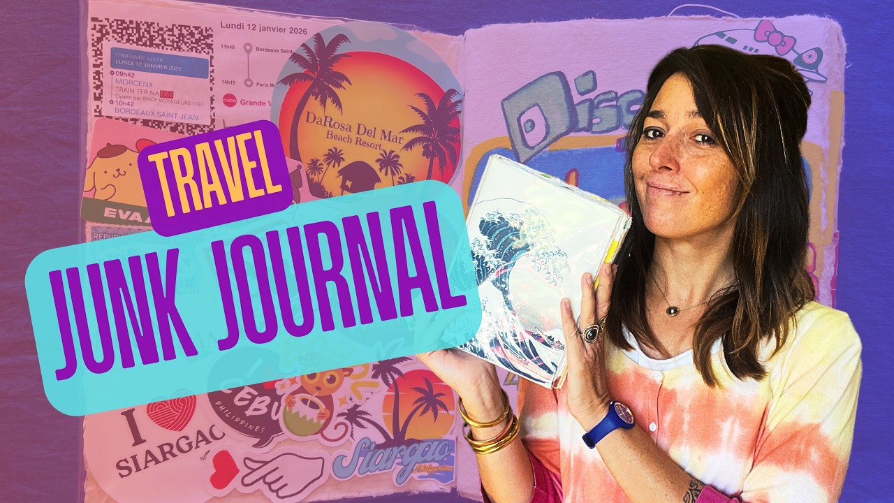 TRAVEL JUNK JOURNAL- CARNET DE VOYAGE