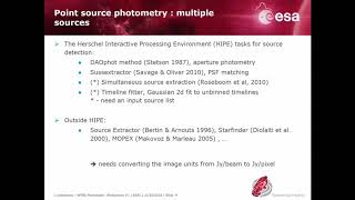 SPIRE Photometer: Photometry of point sources