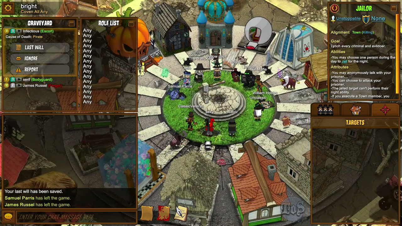 How To Play Town of Salem? Tactics for Vigilante, Veteran and Jailor