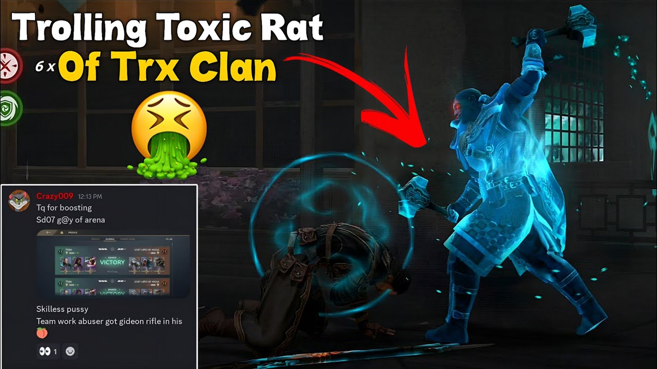 Троллинг самого большого клоуна арены 🤡 Токсичные крысы арены 🤮 Shadow Fight 4 Arena | Клан SD07