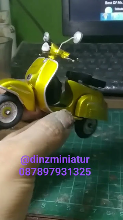 miniatur vespa klasik skala 1:18 #vespa  #piaggio #klasik #motorcycle #motorklasik