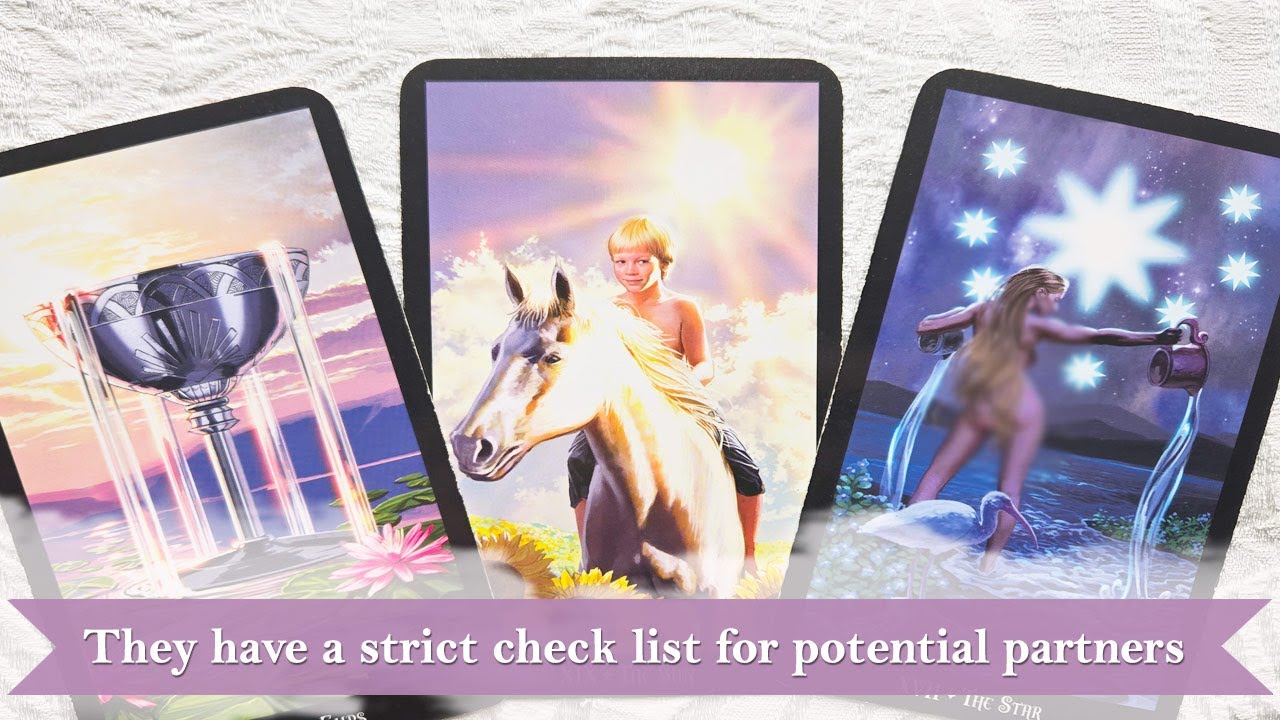 Strict Checker They have a strict check list of they type of person they want to ...